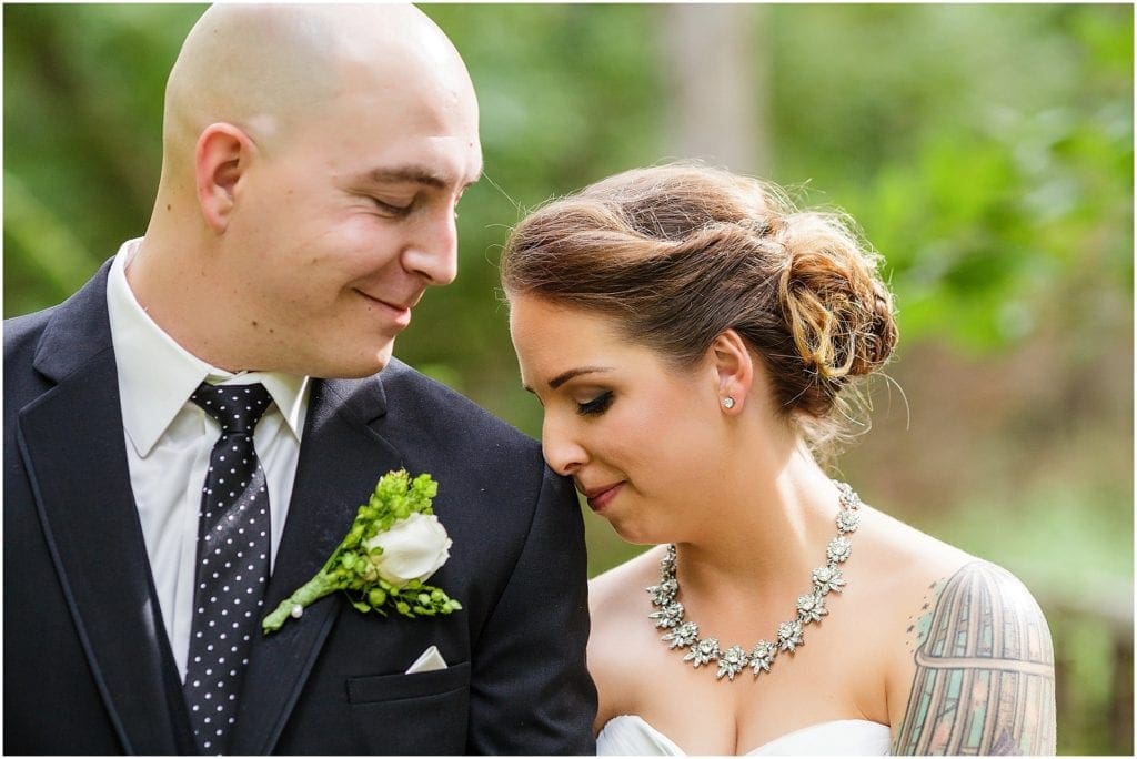 intimate portrait of couple at Duportail House 