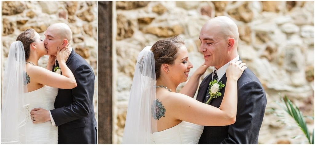 Outdoor wedding ceremony moments. Photos by Ashley Gerrity Photography