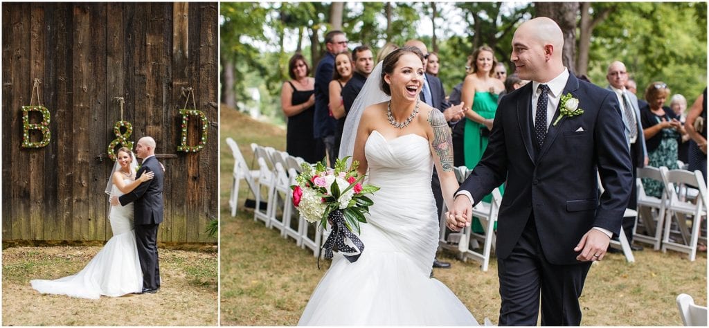 duportail House is a great Valley Forge wedding venue for getting married outdoors. 