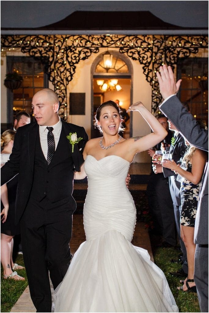 duportail House wedding exit photo by Ashley Gerrity Photography