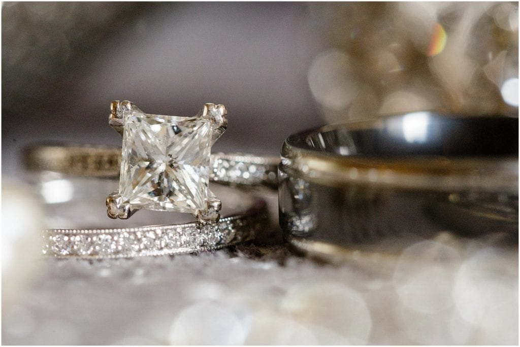 photo of diamond engagement ring