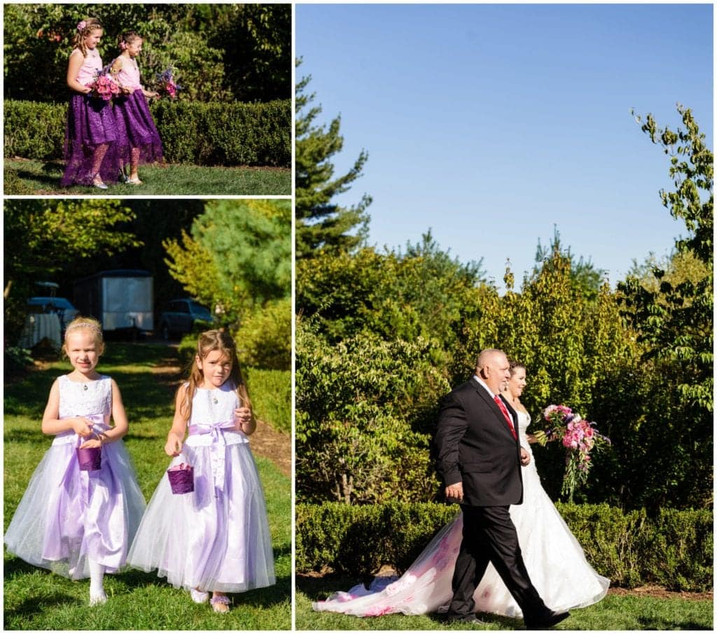Photos of Wedding Ceremony at Felicita Resort Spa outdoors at the Secret Garden