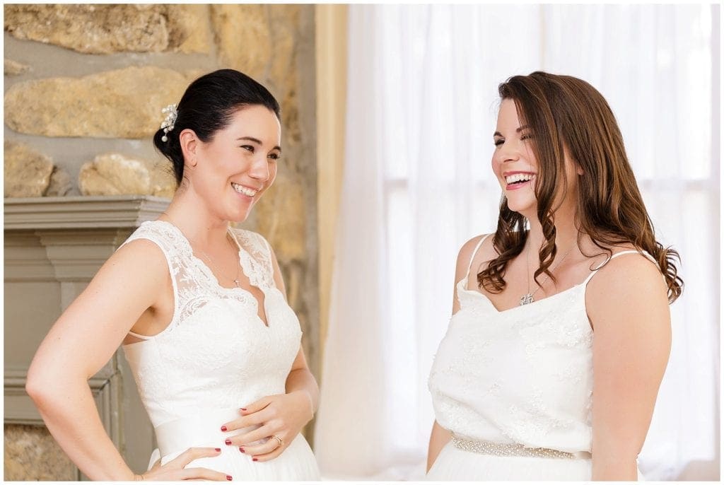 Gilmore Girls Wedding Editorial photo Shoot - here are our two brides 