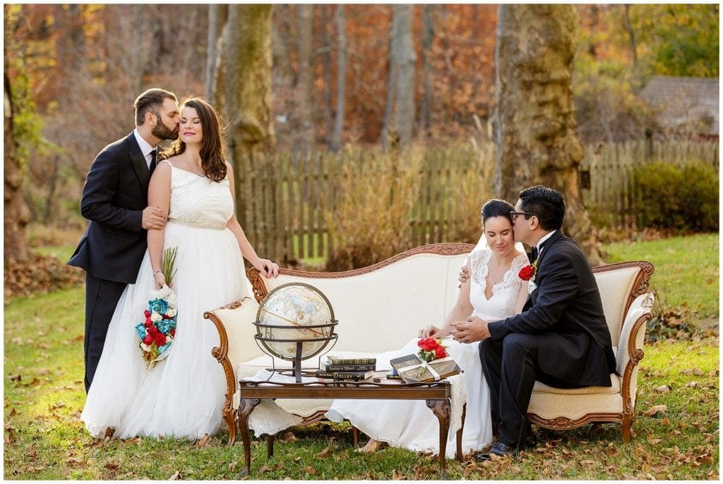 Gilmore Girls Wedding Editorial photo Shoot styled by Sarah French Events and Aribella Events