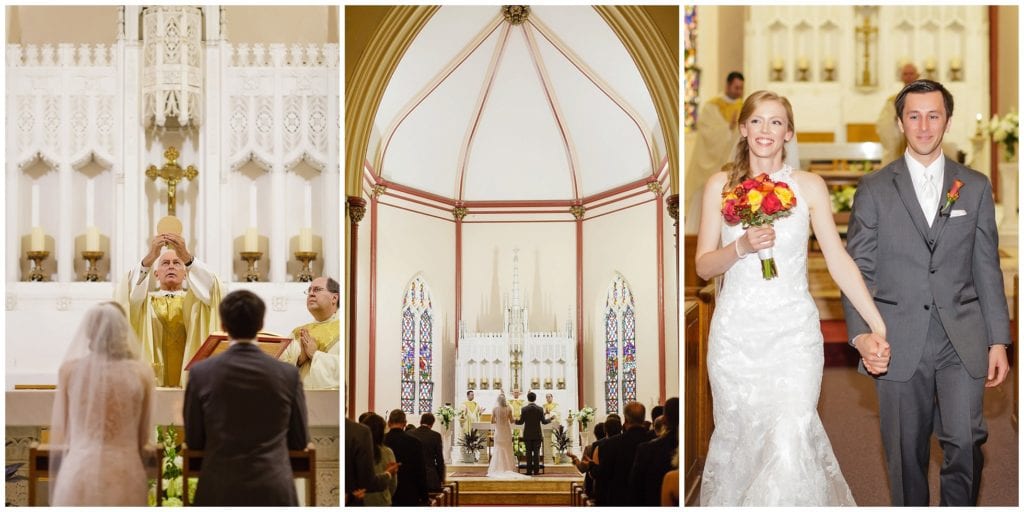 Man and wife, wedding ceremony, communion