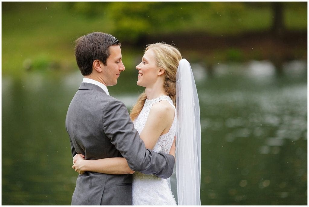 Bride and Groom photo at Passion Puddle on Douglas Campus at Rutgers