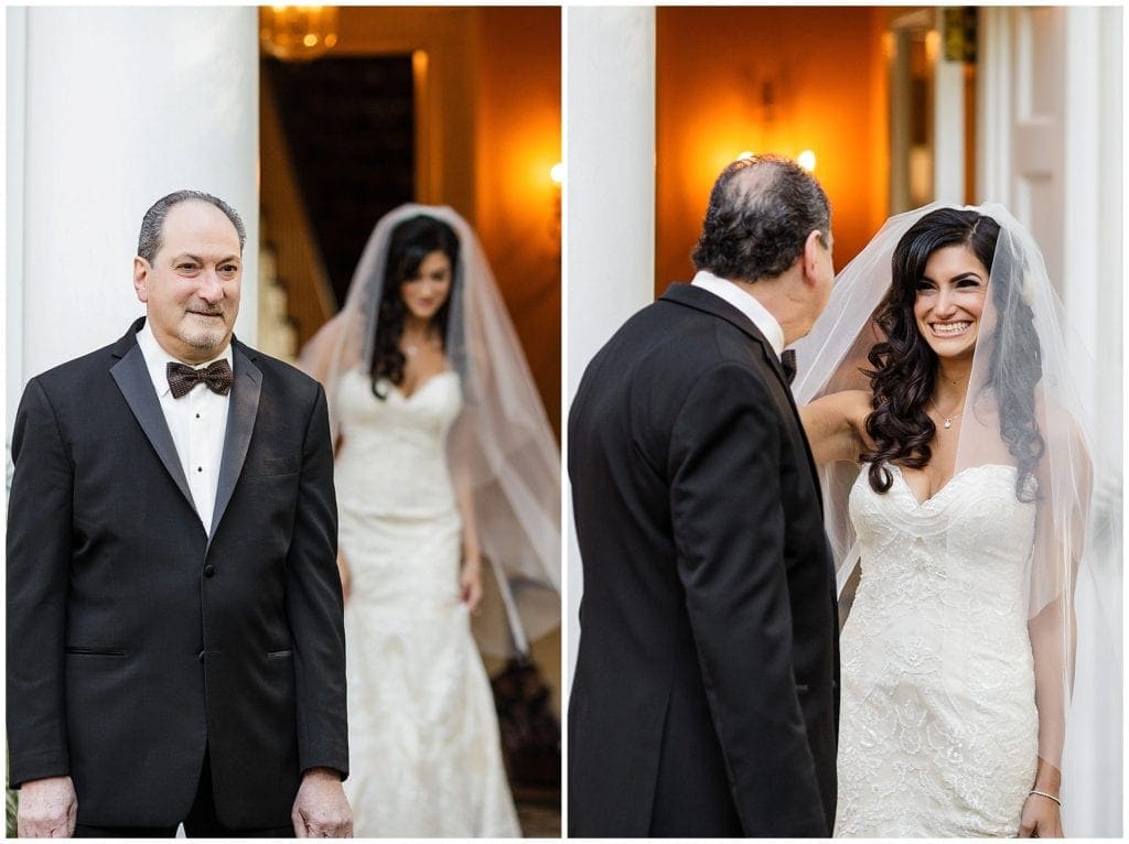 Father reaction to seeing his daughter as a bride, love this moments