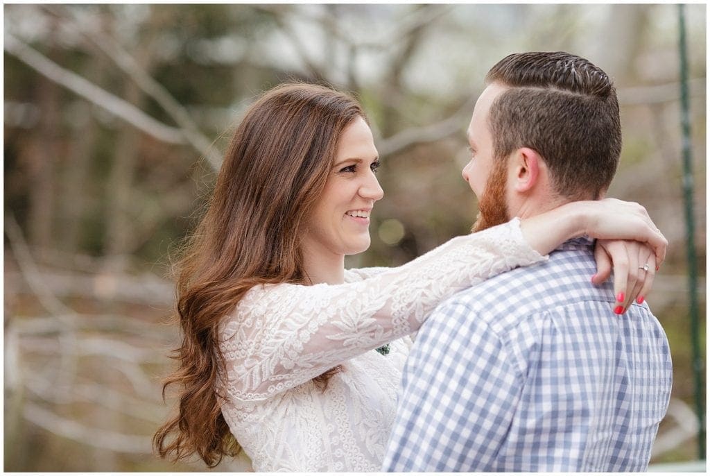 Rutgers University Engagement photographer captures this fun couple. Photos by Ashley Gerrity Photography 