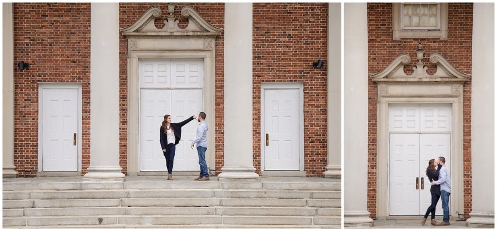 love the steps of this building over Douglas campus, great for engagement pictures 