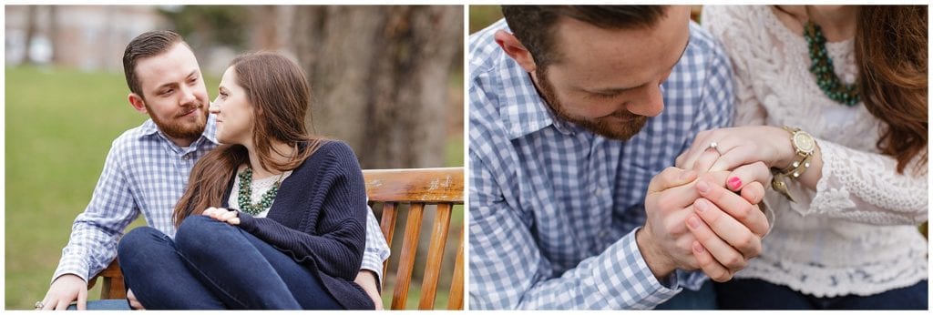 Rutgers University Engagement Session- passion puddle photos 