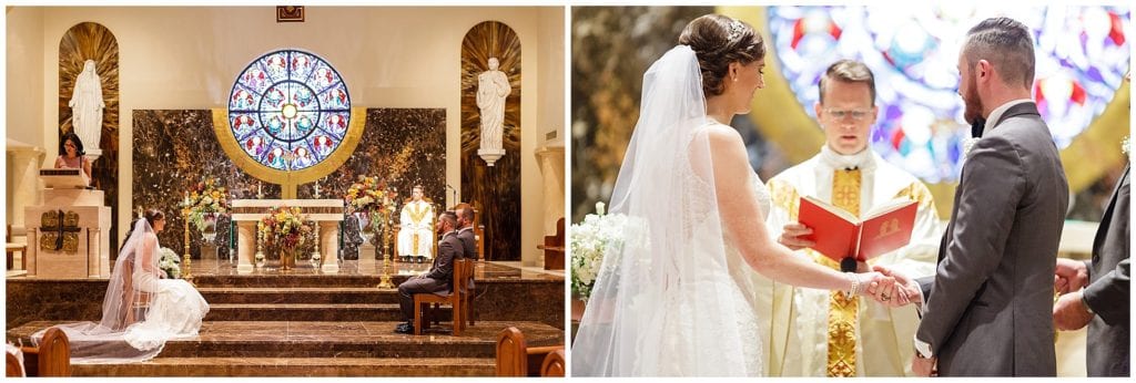 St. Bartholomew the Apostle wedding ceremony photos. NJ wedding 