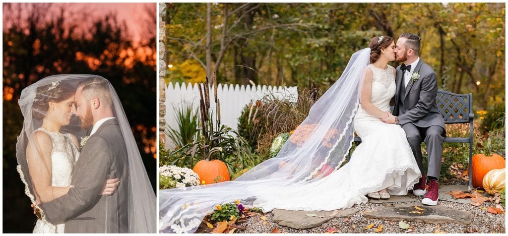fall wedding pictures at The Farmhouse at the Grand Colonial