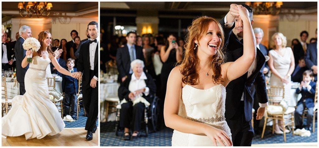 Elegant Philadelphia Wedding reception photos  at the Pyramid Club