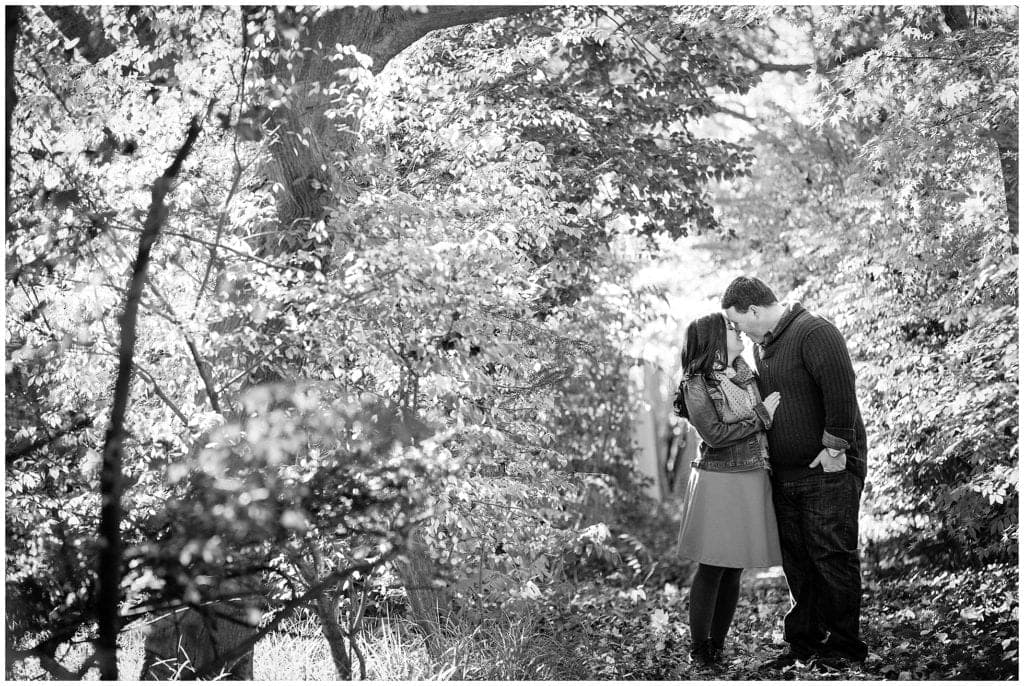 Fall engagement pictures in the fall. Photos by Ashley Gerrity Photography