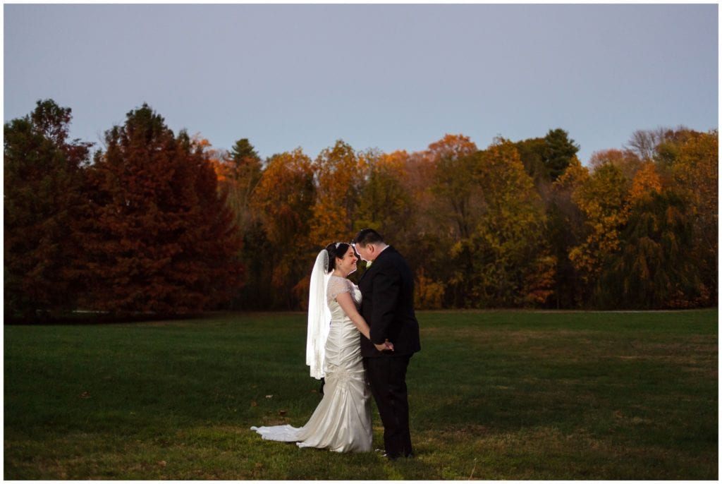 Fall wedding at Concordville Inn