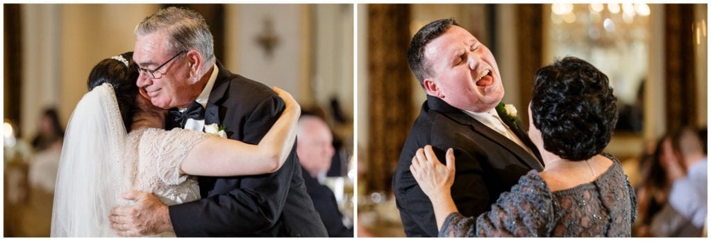 parent dances at the Concordville inn, how fun is this mother son dance 