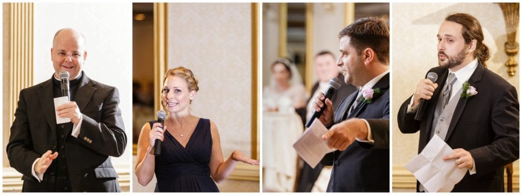 wedding toasts at the Concordville inn reception pictures 