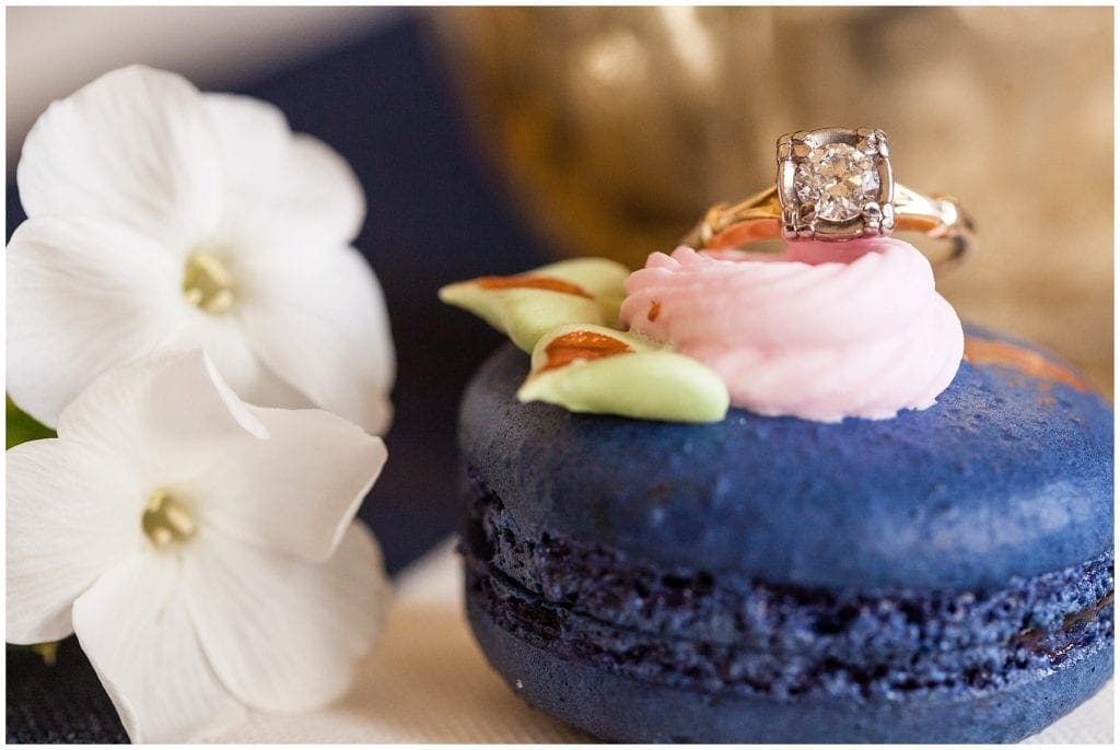 blue and pink wedding details. Photos by Ashley Gerrity Photography- College of Physicians
