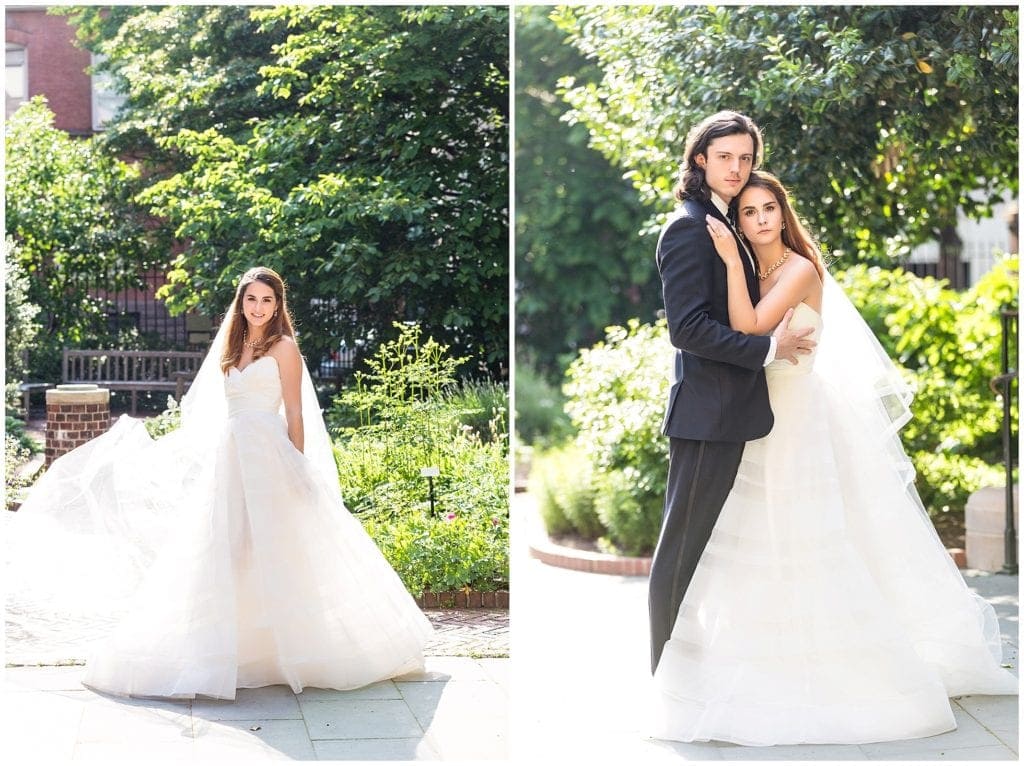 College of Physicians outdoor pictures of bride and groom . Stunning 