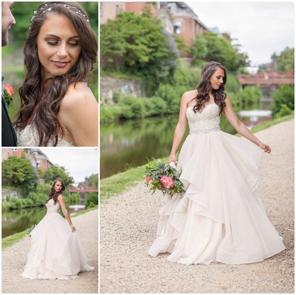 Moore K+B Bridals , how fun is this lush bridal dress, so modern and unique 