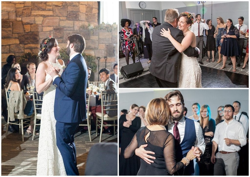 Chauncey Center wedding photos of reception room