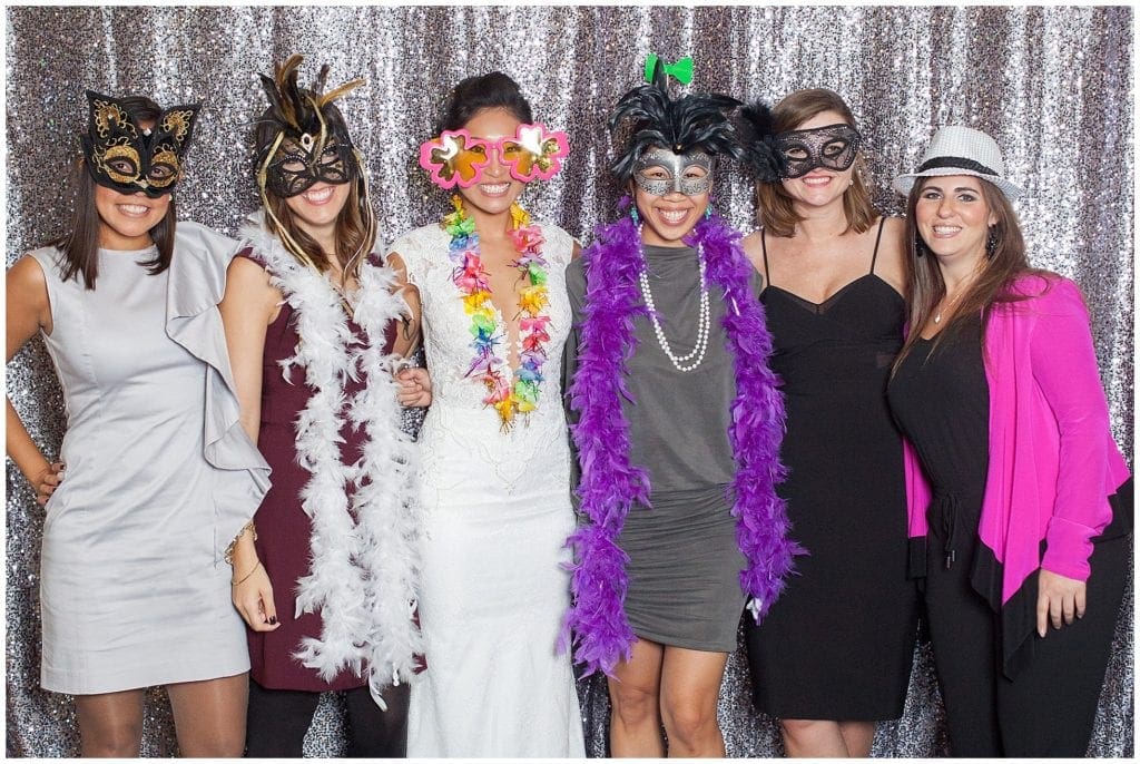 fun photo booth props - wedding at Loews Hotel in Philly 