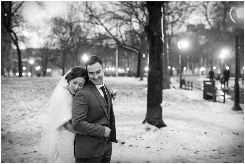 Philadelphia is a beautiful city to get married in, even in the winter
