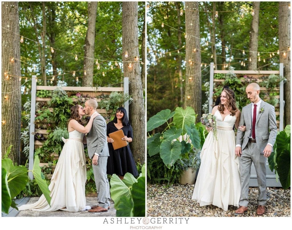 first kiss, man and wife, husband, wife, wedding ceremony, 