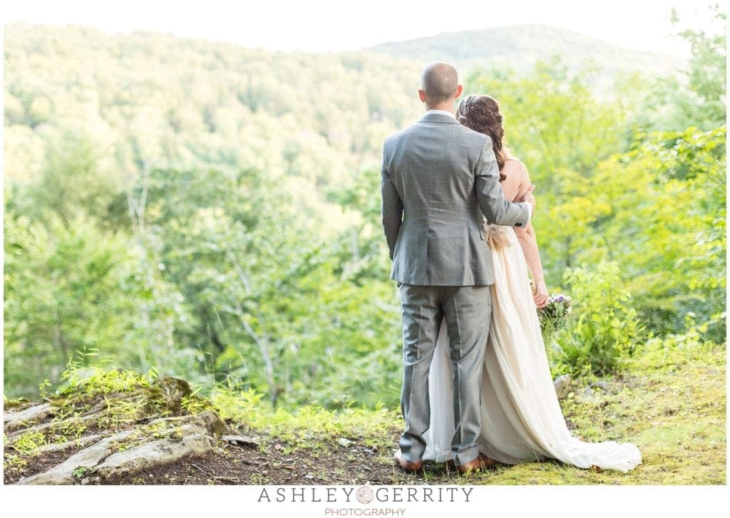 mountains, newlyweds, bride and groom, 