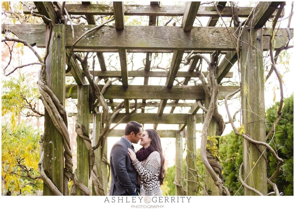 engaged, fiance, engagement inspiration, engaged, engagement posing, Longwood Gardens