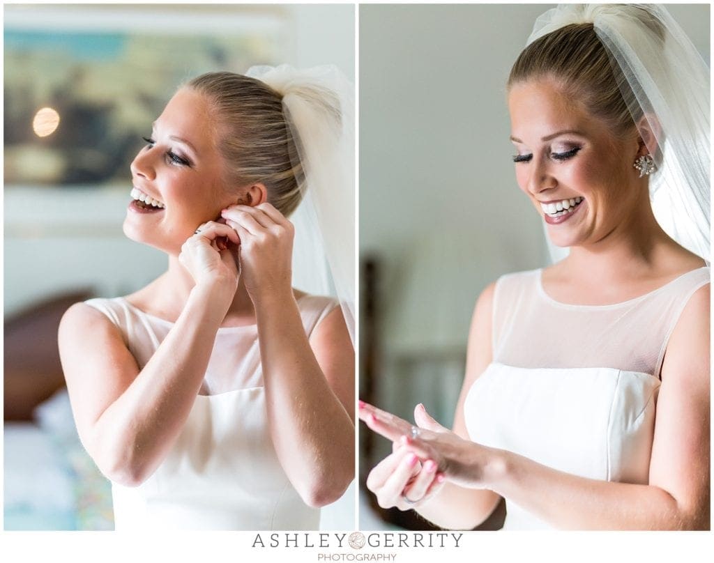 smile, smiling, jewelry, finishing touches, bride, bridal prep, window light portrait, natural light