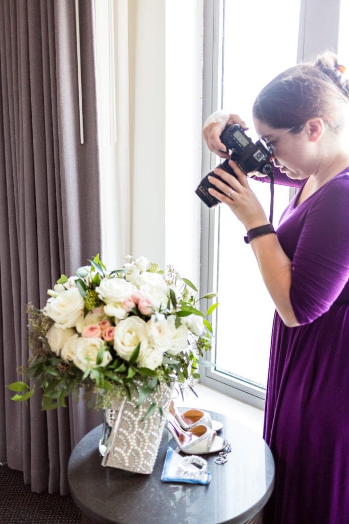 Behind the scenes Ashley Gerrity capturing bridal Details