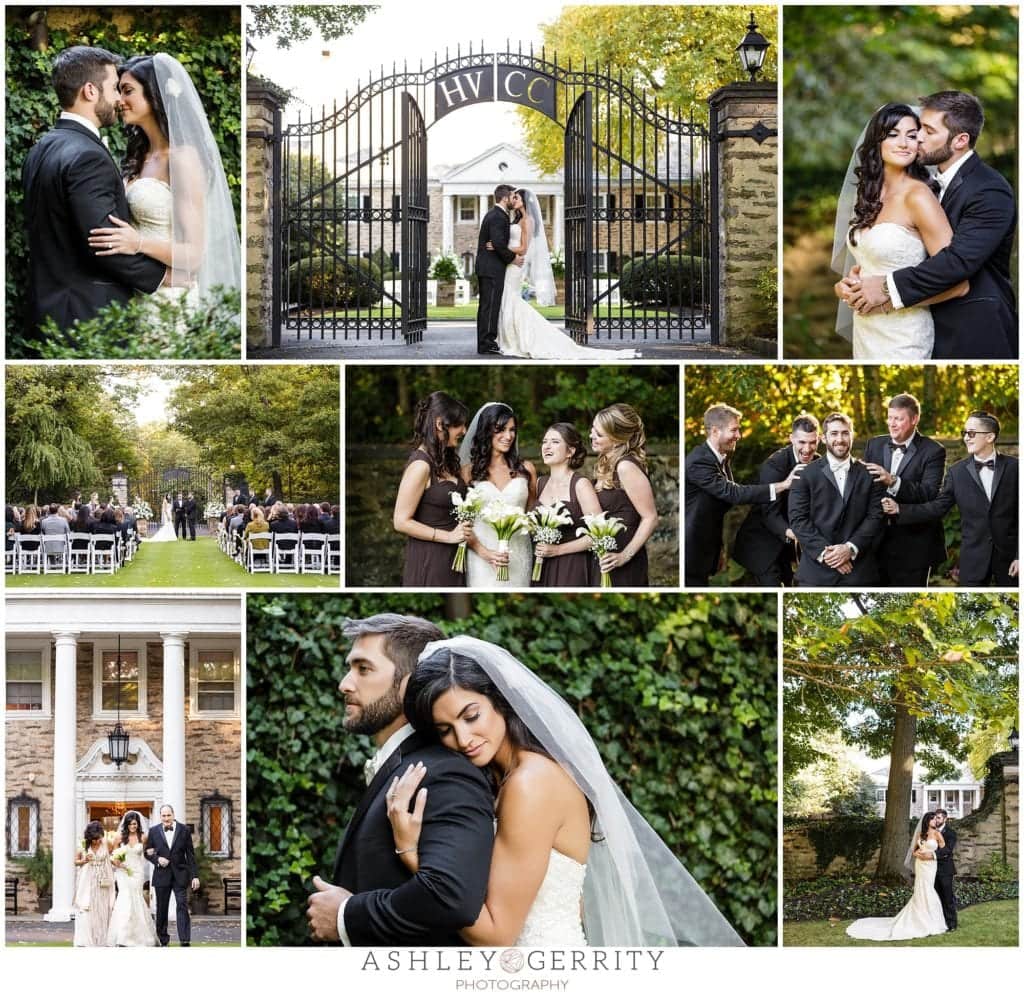 Huntingdon Valley Country Club Wedding Ceremony & Portraits