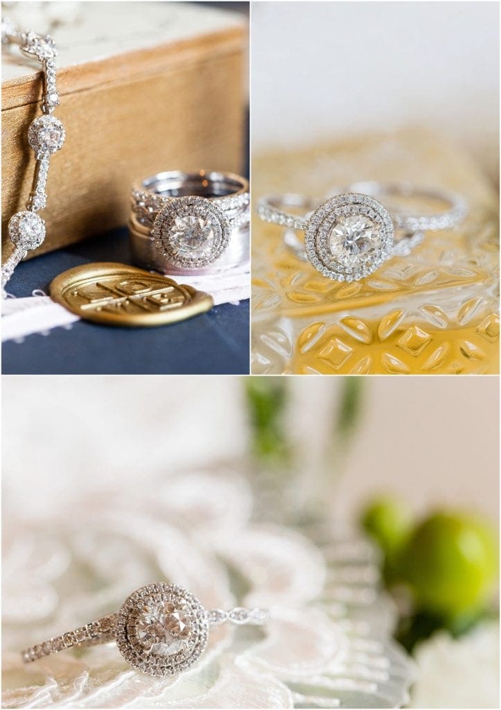 engagement ring, wedding ring, bling, diamonds, circle cut, double halo, halo setting