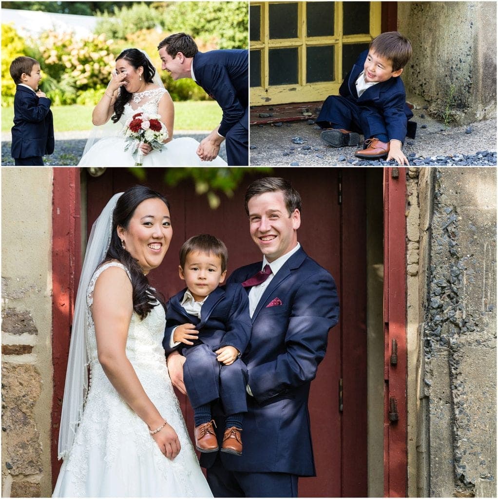 mother and son, father and son, family, wedding day, bride and son, groom and son, 