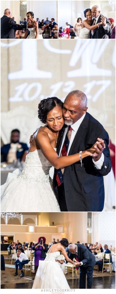Parent dances can be a difficult wedding reception tradition 