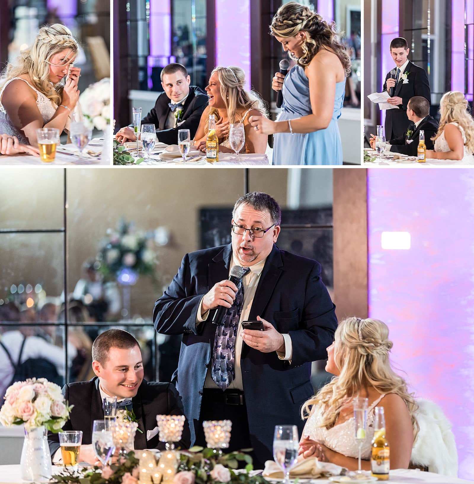 Wedding Toasts & Blessing at a Sheraton Valley Forge wedding