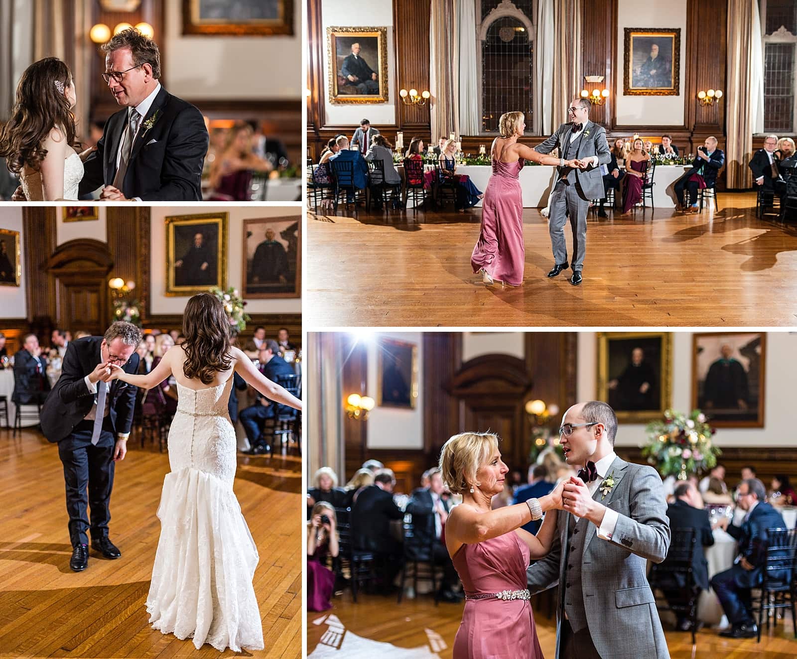 Parent dances, mother of the groom dance, father of the bride dance 