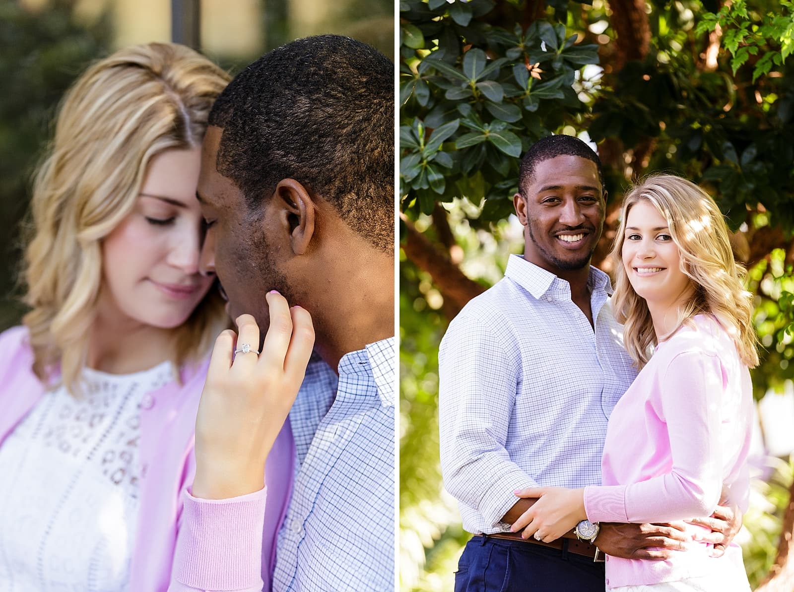 Longwood Gardens engagement session, couple embracing and hugging, intimate engagement portriats