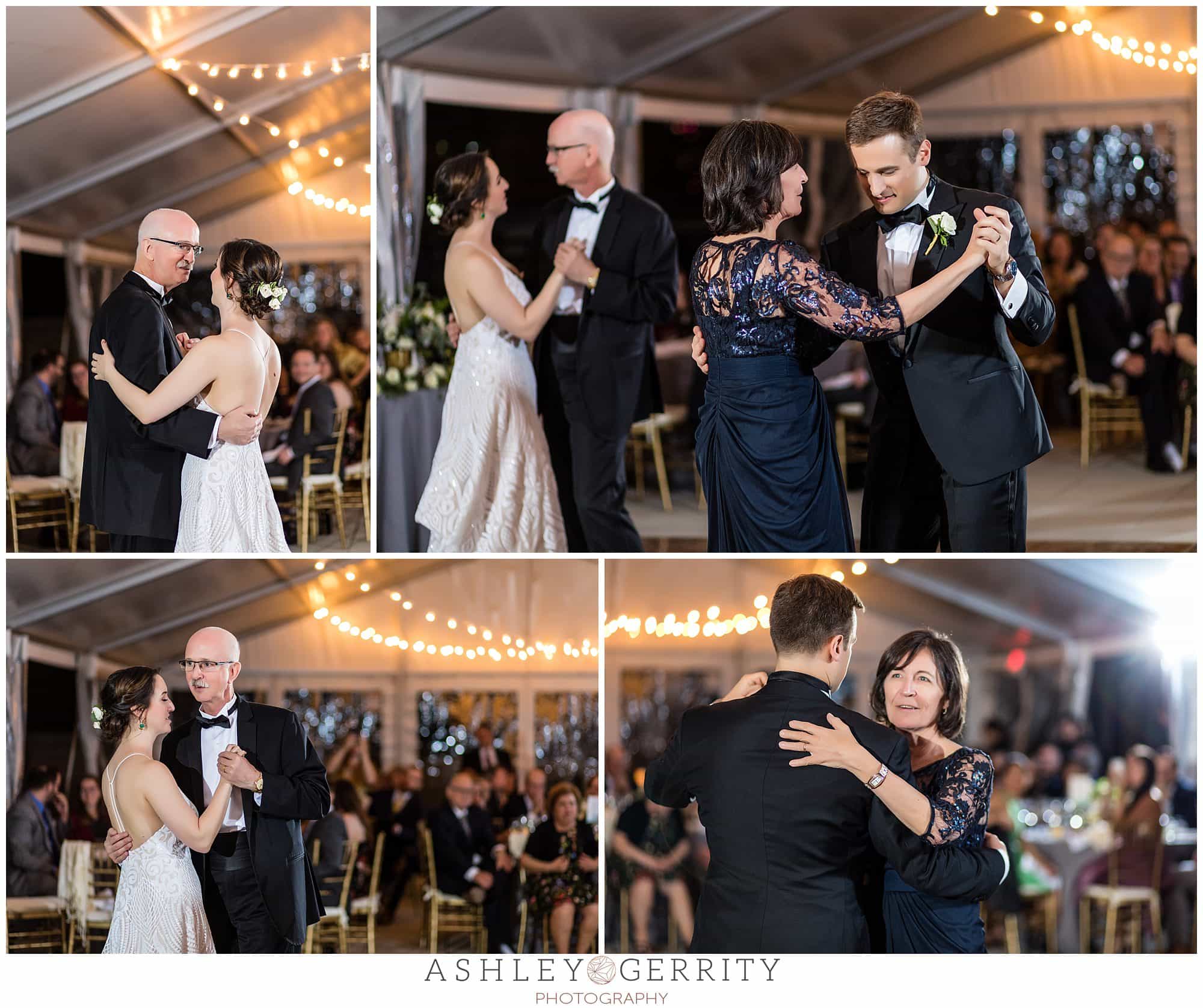Father of the bride dance, mother of the groom dance, parent dances