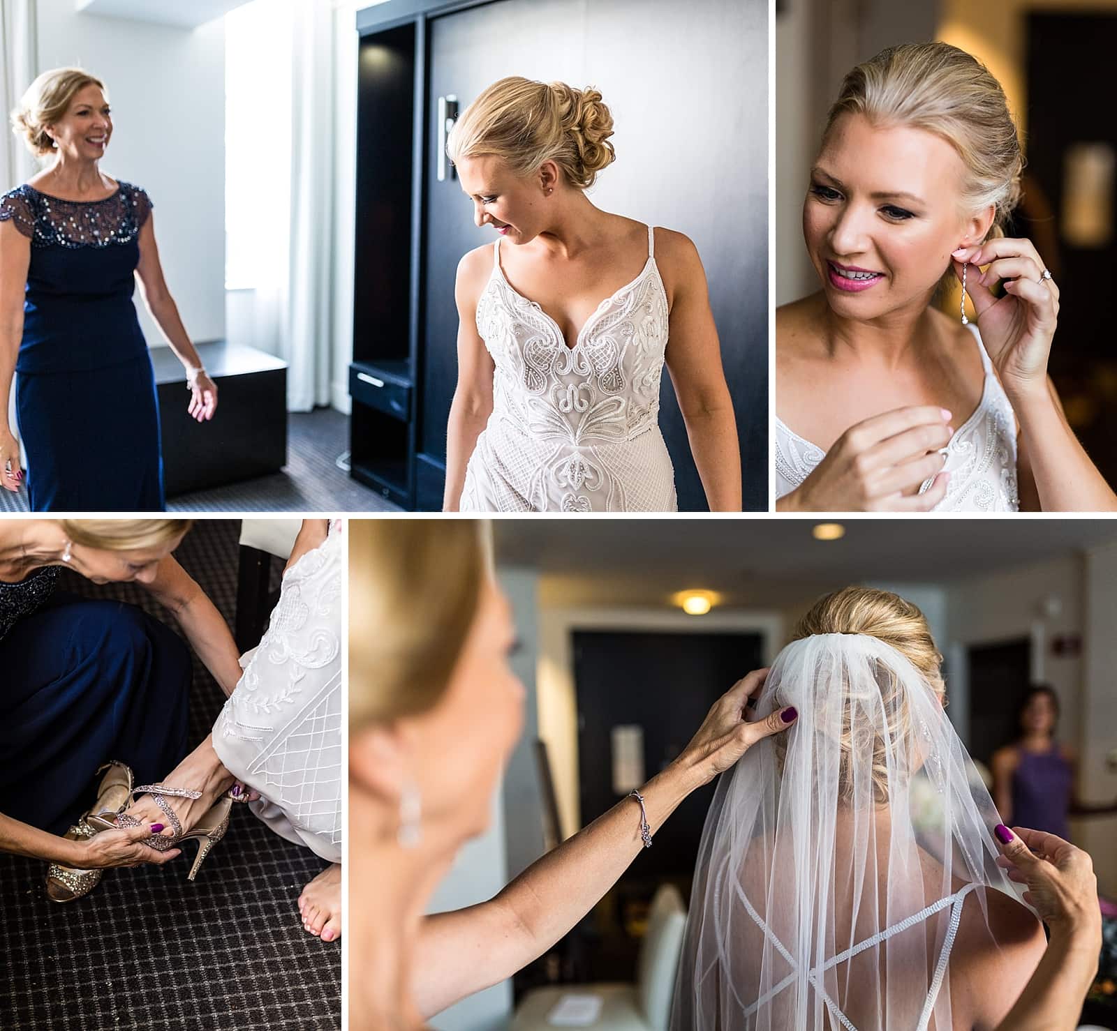 bride, bridal prep, getting ready, wedding day look, mother of the bride