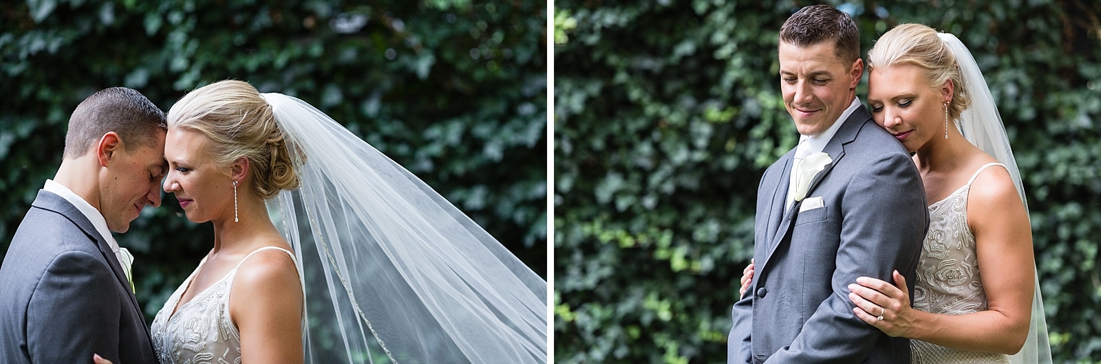 Rittenhouse Square, Bride and Groom, veil, wedding veil