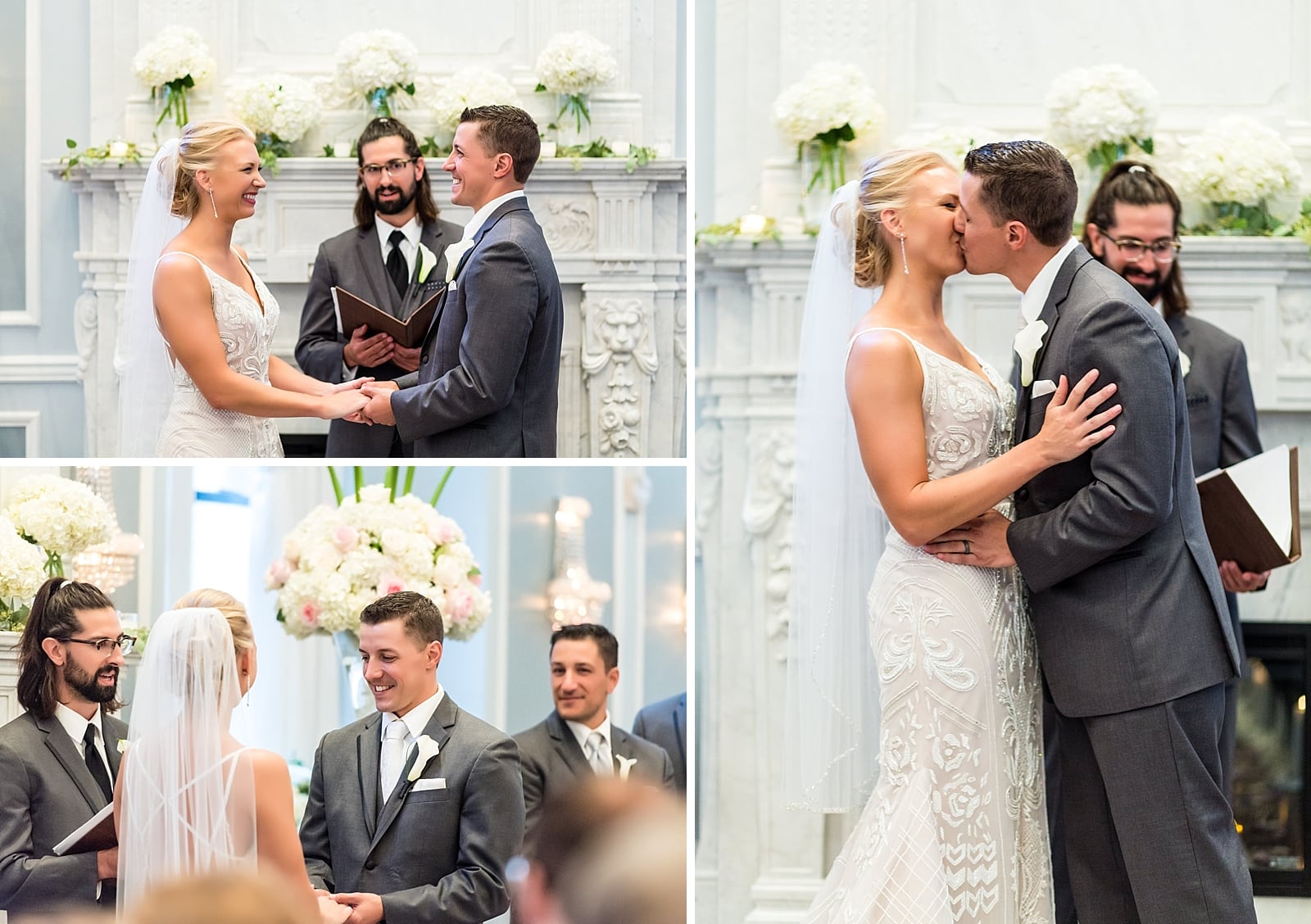 wedding ceremony, arts ballroom, officiant