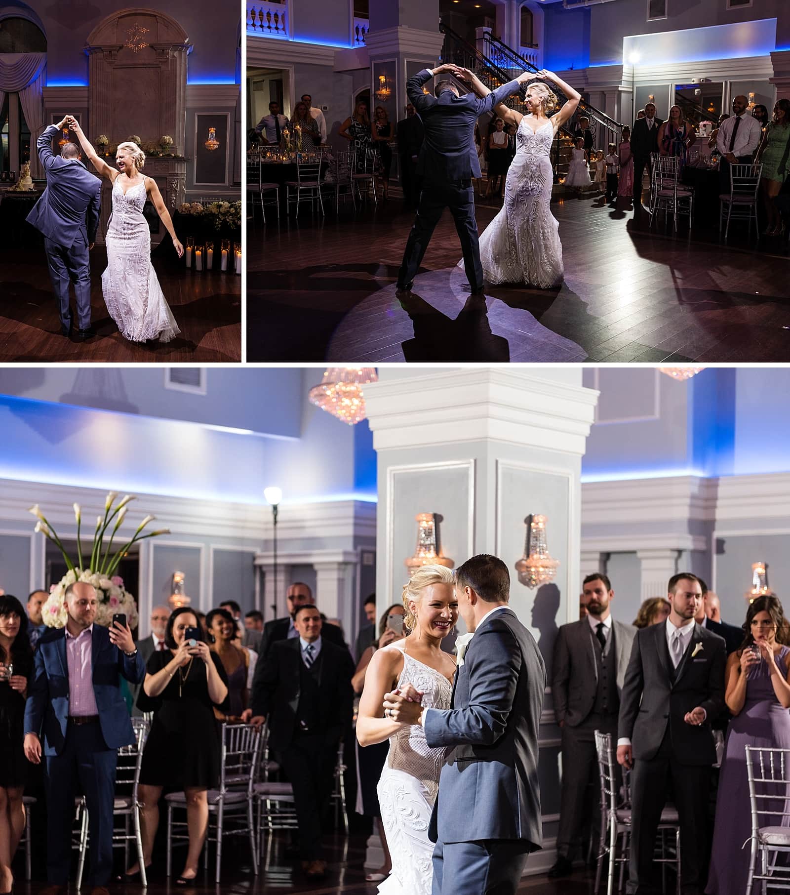 first dance, wedding reception, philadelphia wedding, arts ballroom, choreographed dance