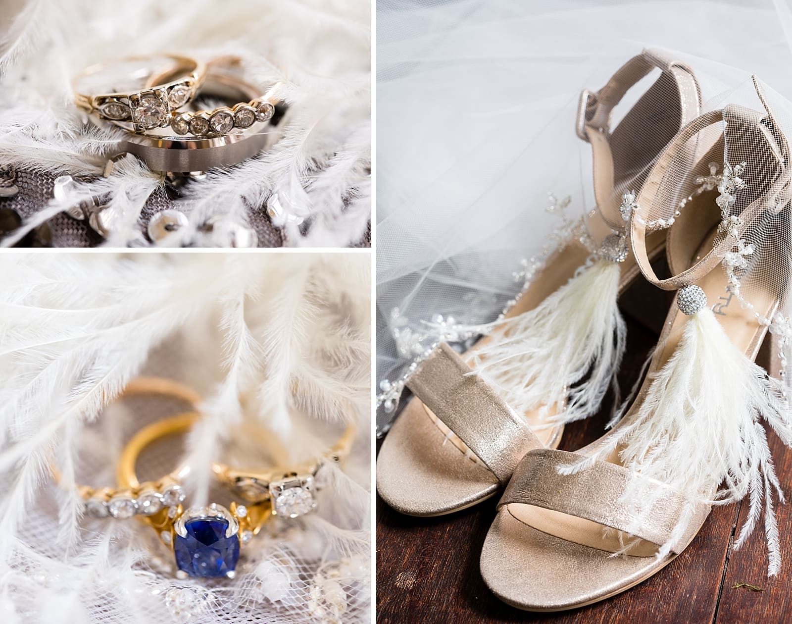 wedding shoes, wedding rings, bridal details,