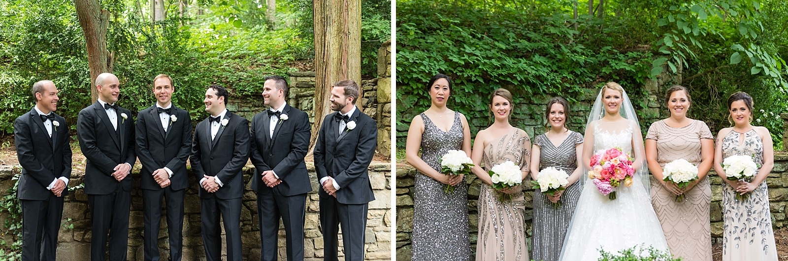 bridal party, wedding party, bridesmaids, groomsmen,