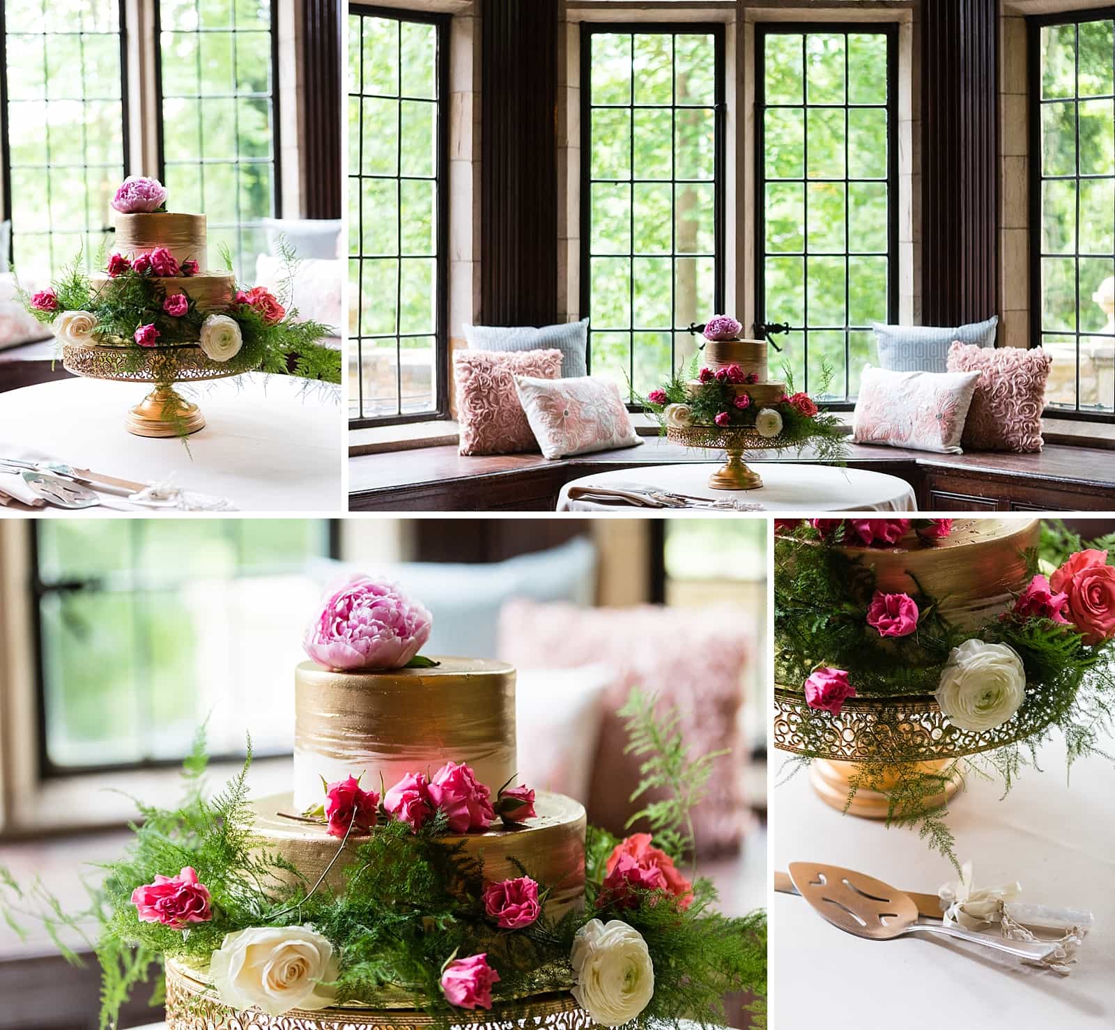 wedding cake, floral wedding details, Ridley creek state park wedding