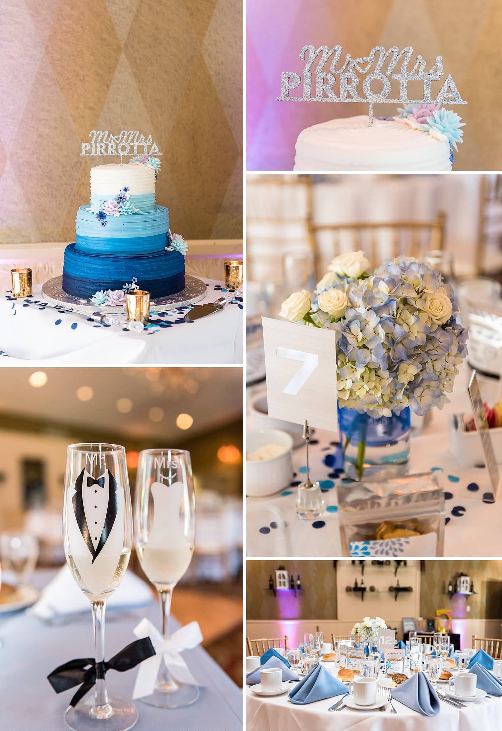 Reception Details at Anthony's at Paxon Hollow Country Club