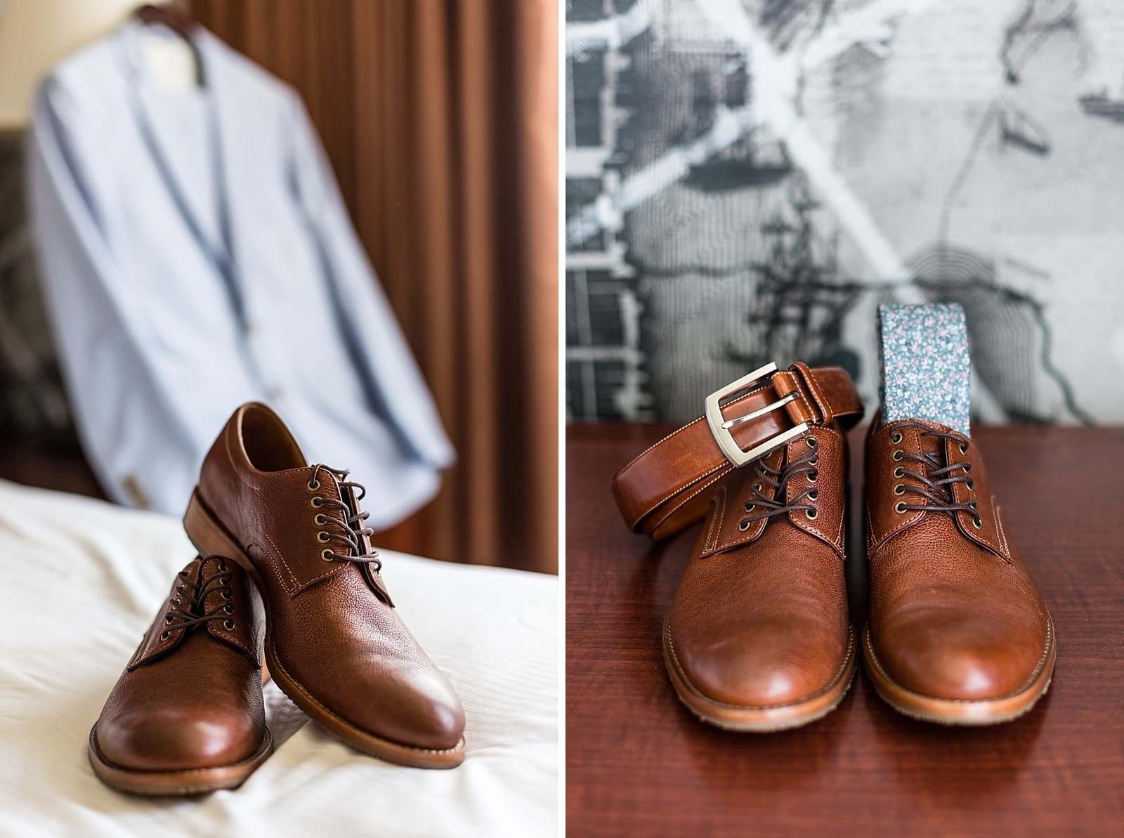 Groom details, groom prep, dress shoes, wedding tuxedo, wedding tie