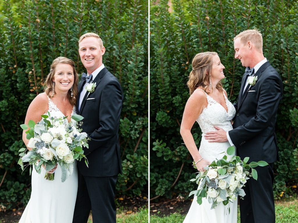 Wedding portraits of a bride & groom